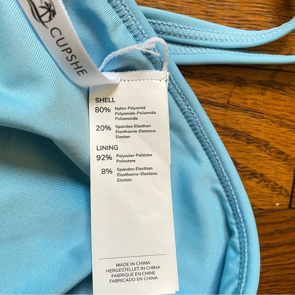 Cupshe Waterfront stripe wrap around multicolored bikini size small - Picture 13 of 14